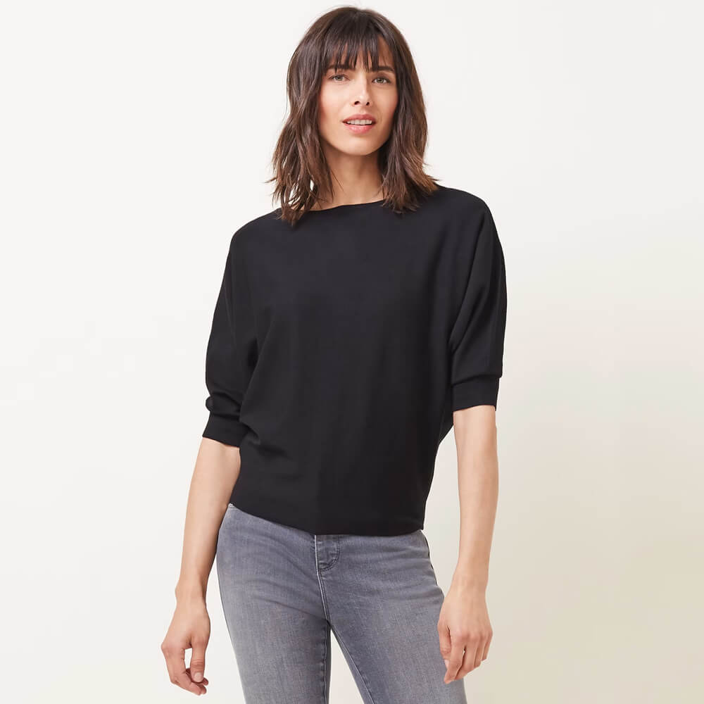 Batwing clearance black jumper